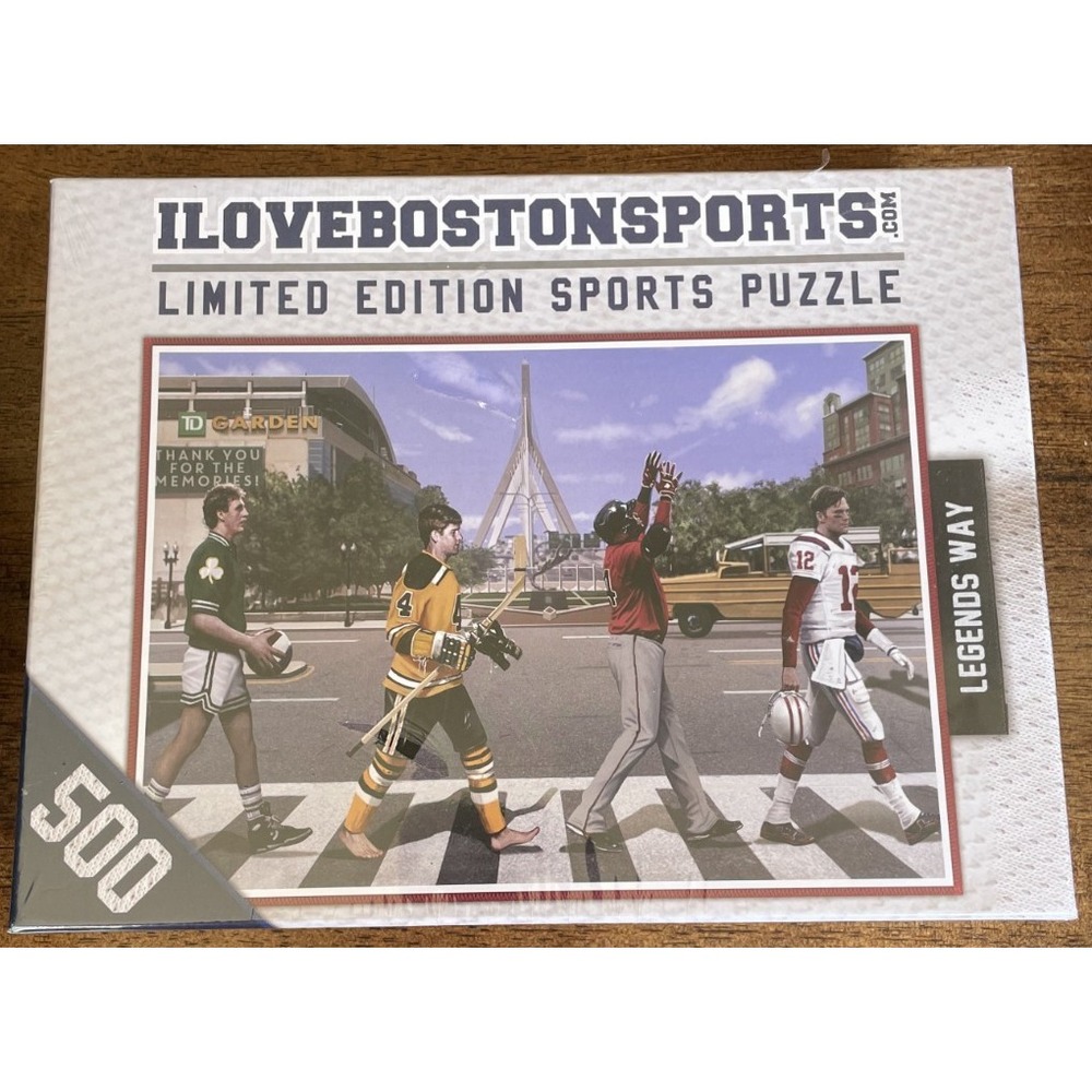 Legends Way 500-piece Puzzle "I Love Boston Sports" NEW